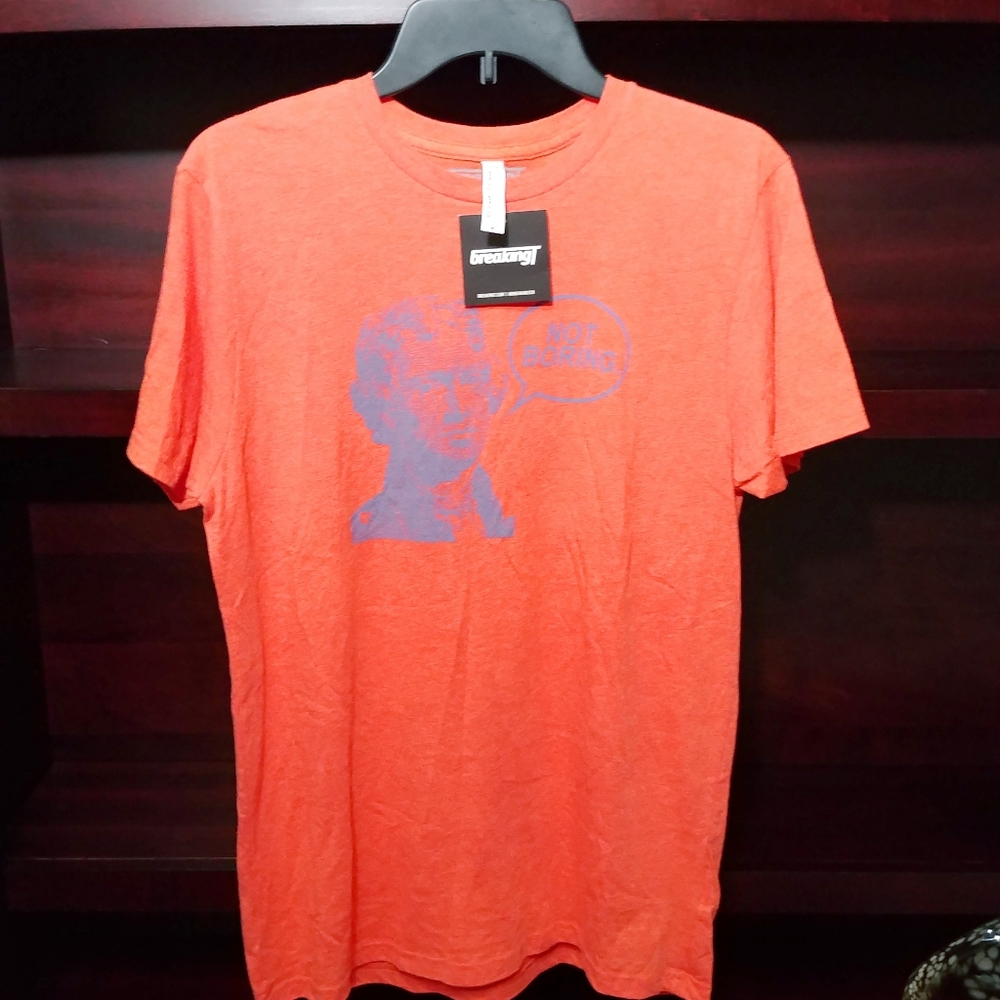 Rare 'Not Boring' Graphic T-shirt, Med, NWT